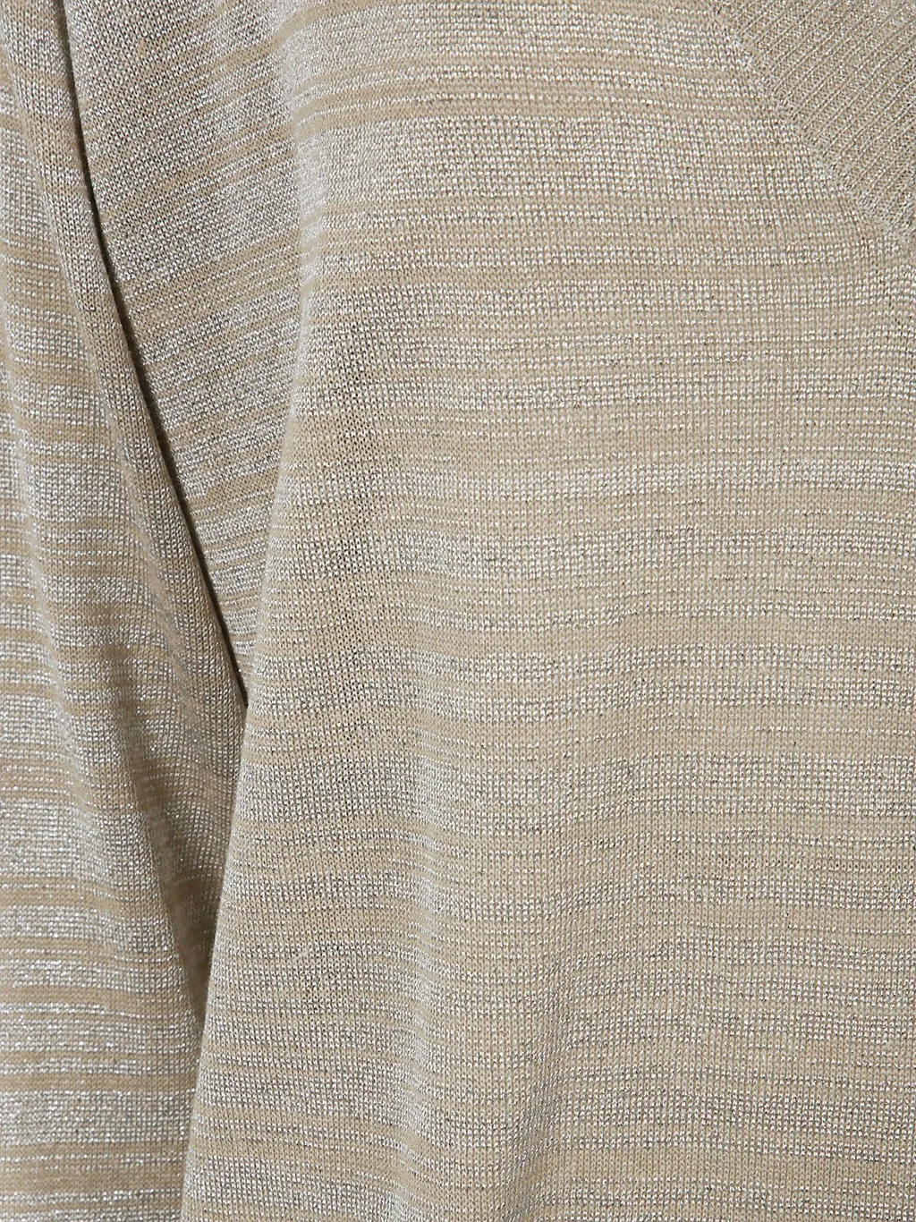V-Neck Metallic-Threading Jumper