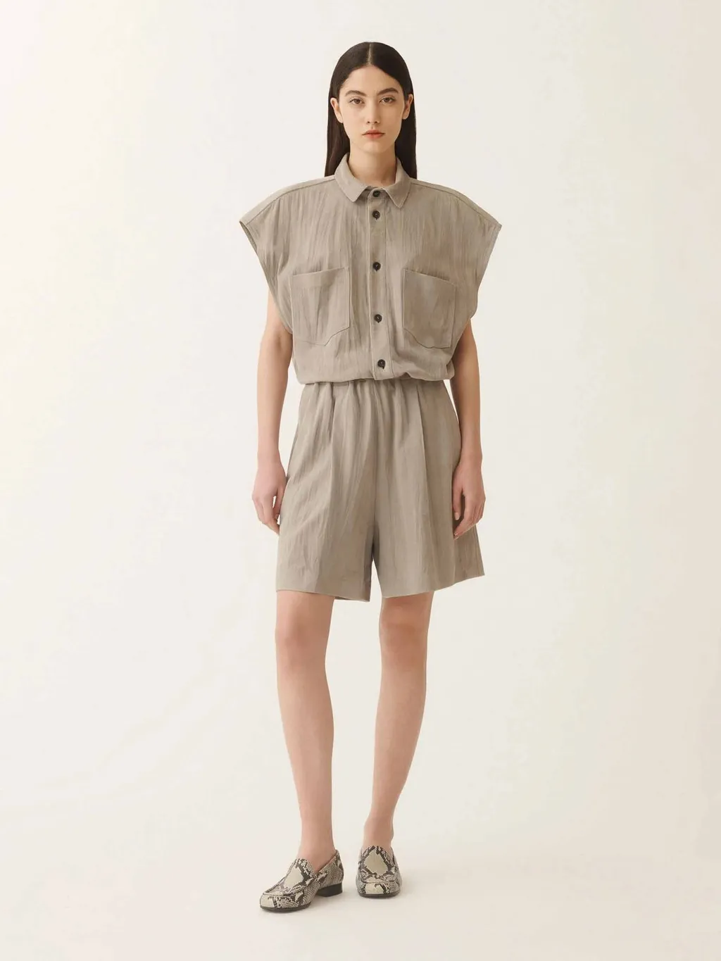 Suede Vest With Pockets