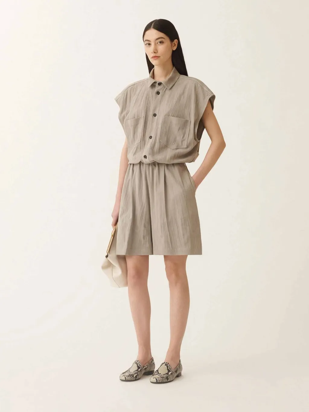 Suede Vest With Pockets