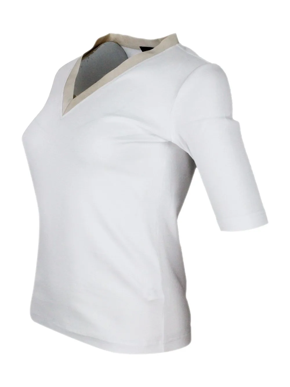 Short Sleeved V-Neck T-Shirt