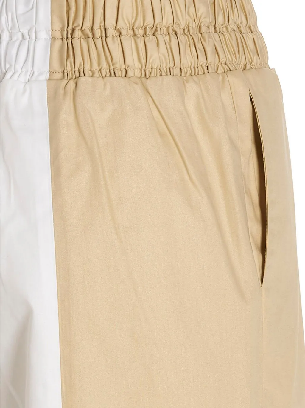 Two-Toned Wide Leg Trousers