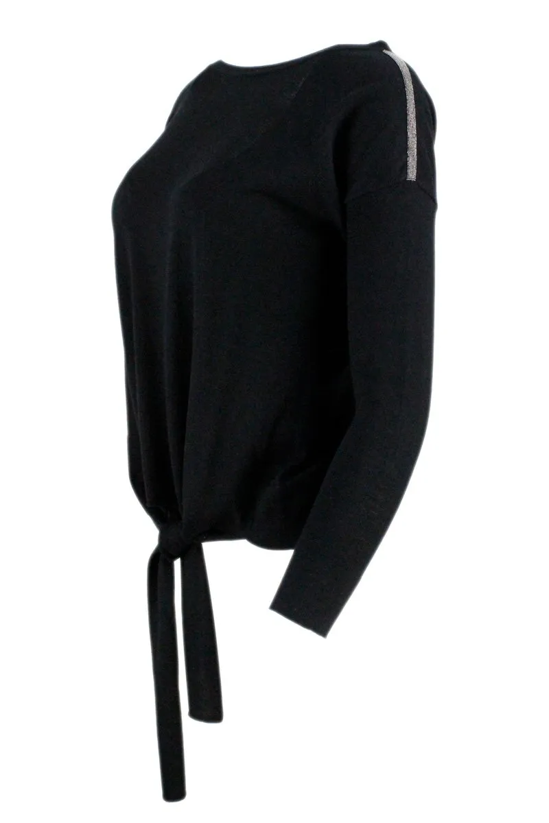 V-Neck Knitted Jumper