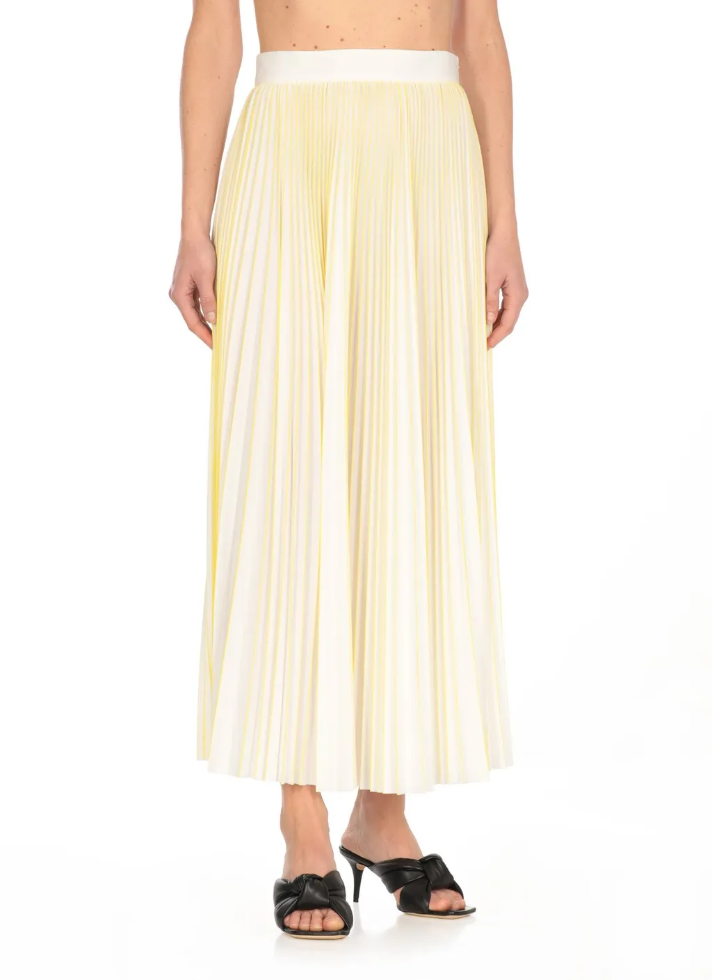 Pleated Midi Skirt