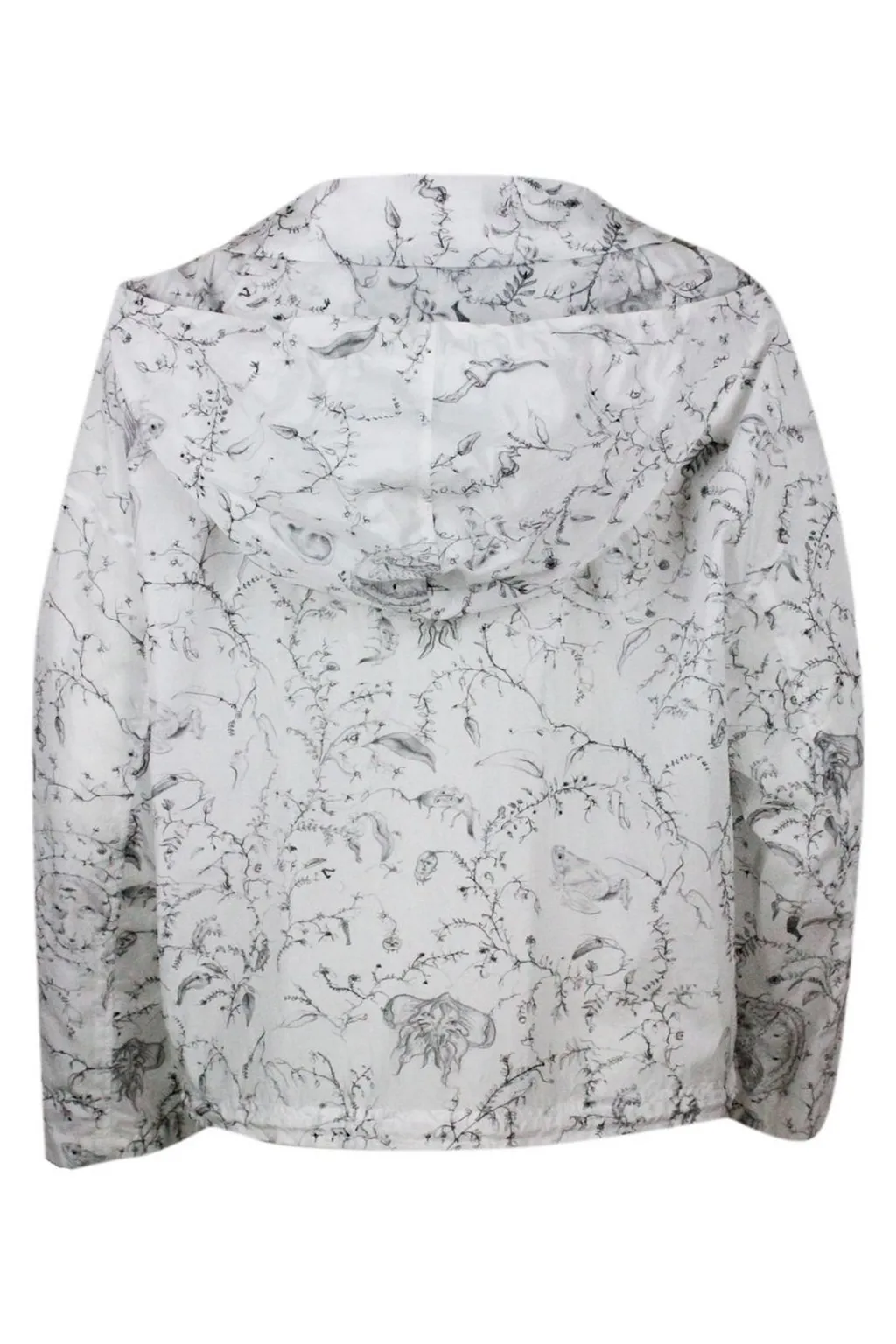 Printed Buttoned Jacket