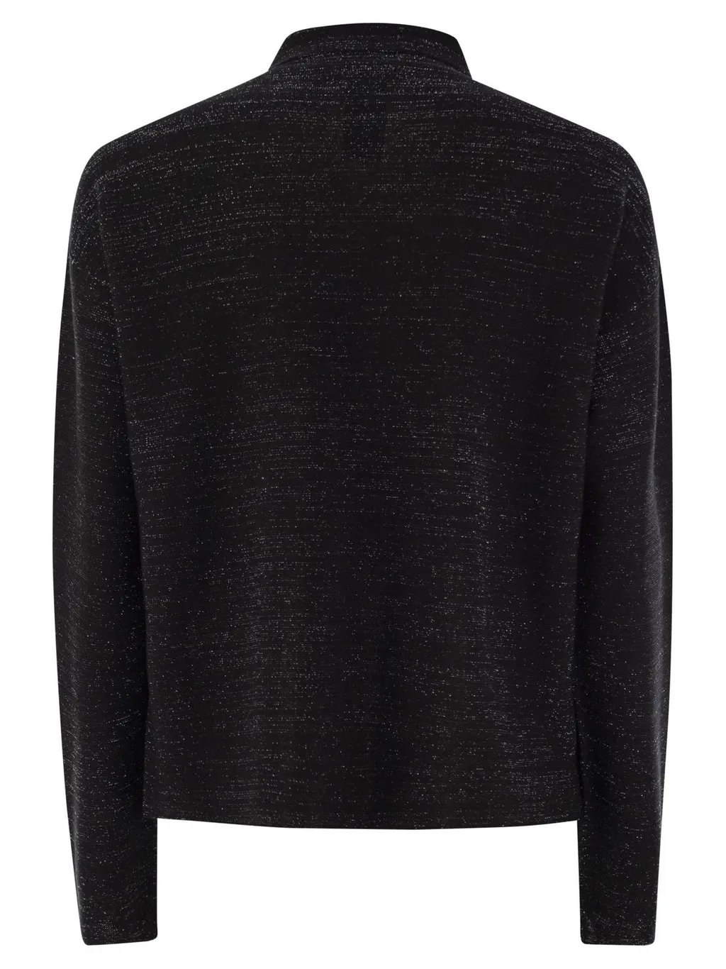 Lurex Detailed Polo Neck Jumper