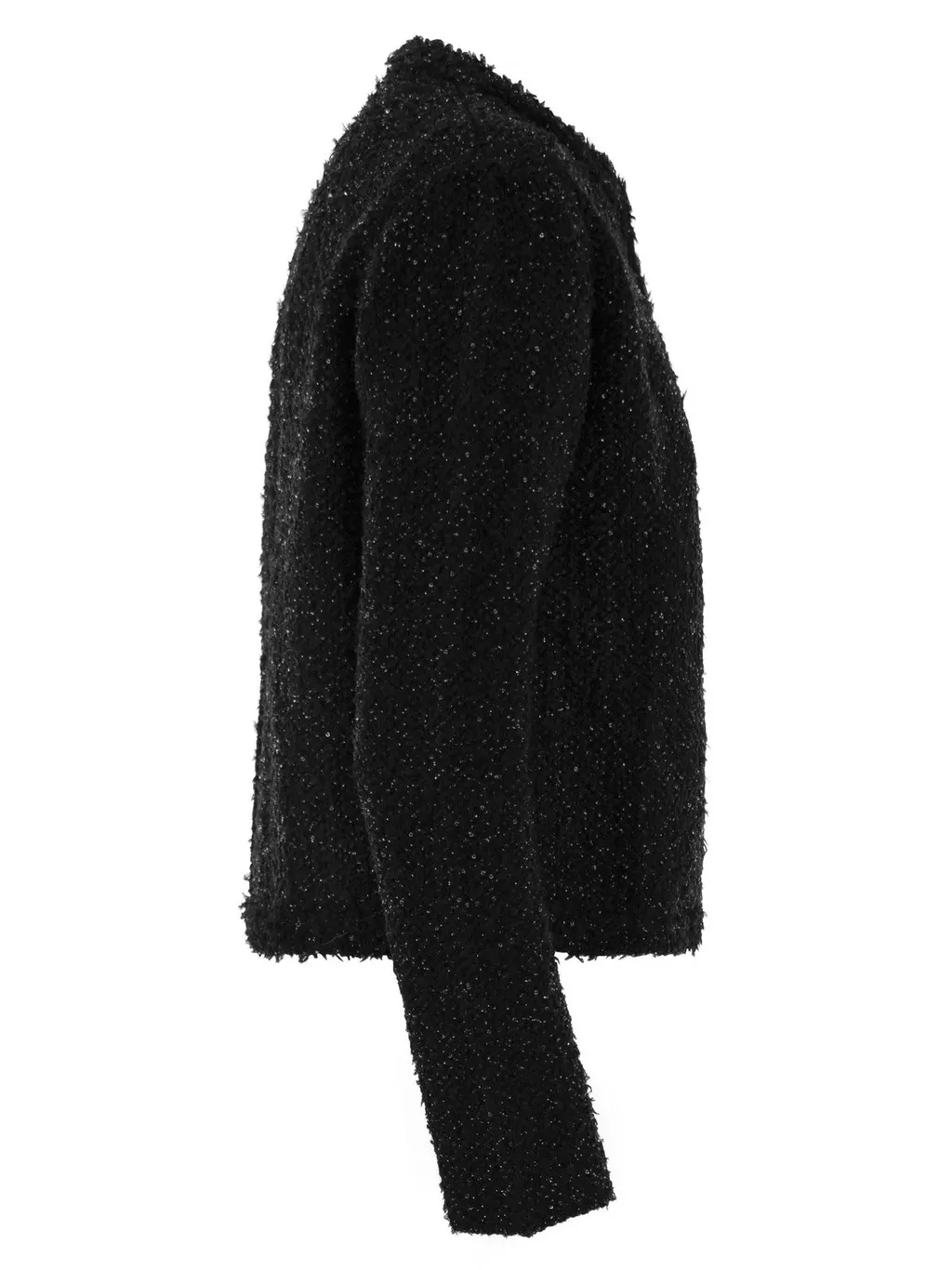 Tweed Trimmed Cropped Cardigan