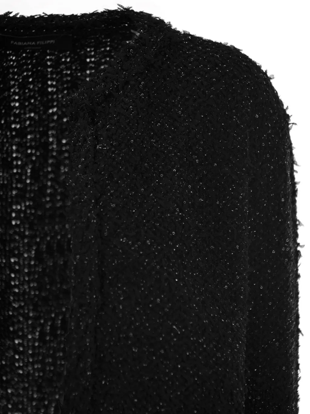 Tweed Trimmed Cropped Cardigan