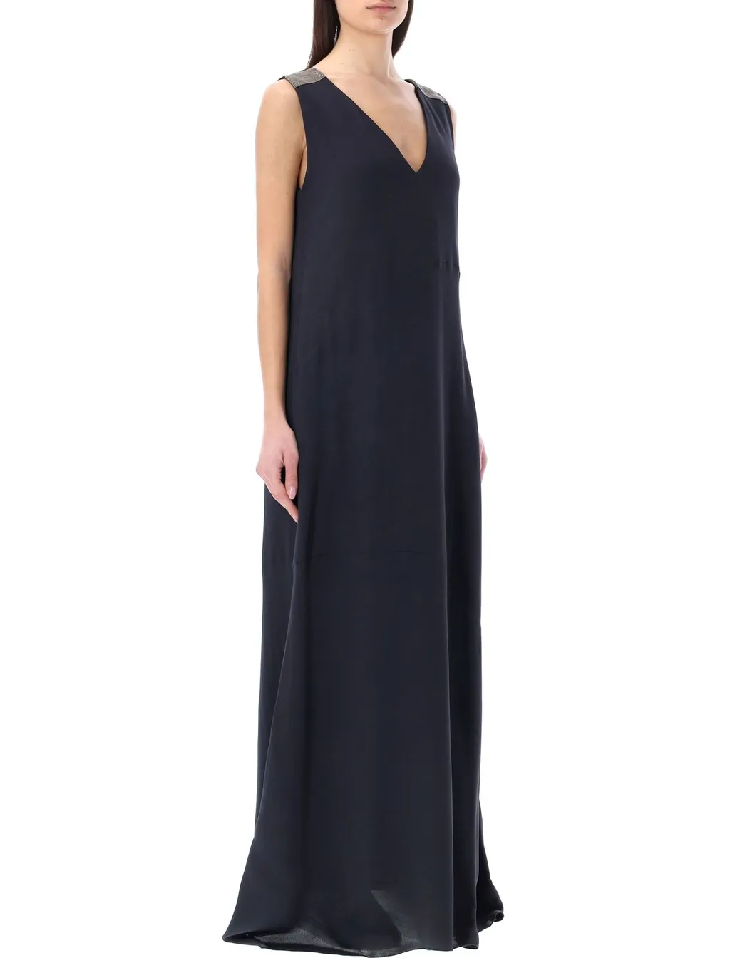 V-Neck Sleeveless Dress