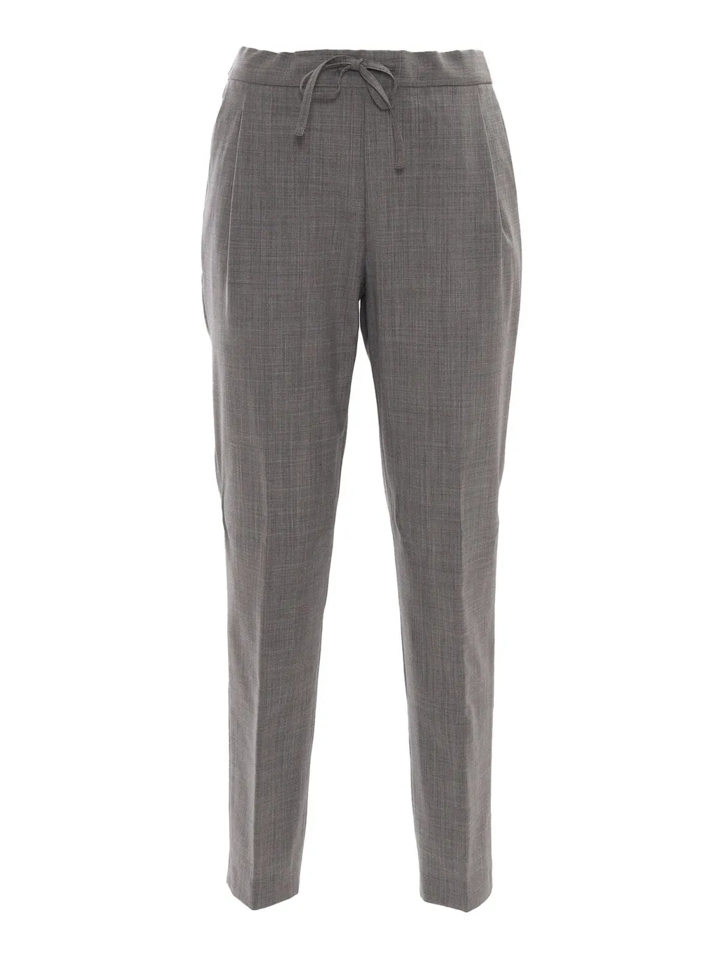 Straight Leg Pleated Jogging Trousers