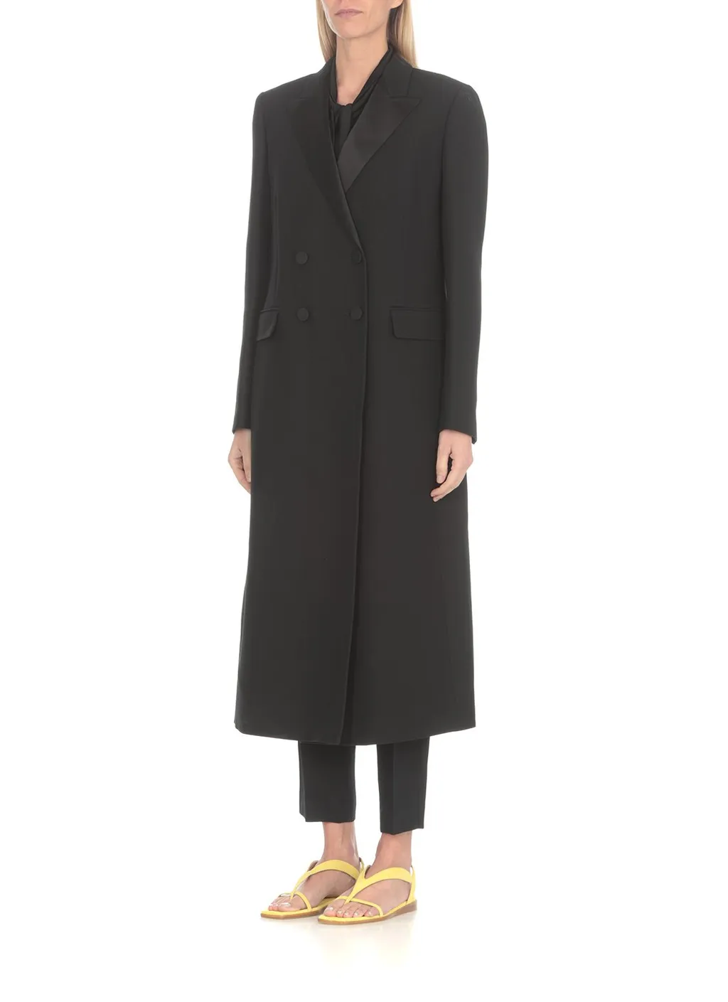 Long Sleeved Double Breasted Coat