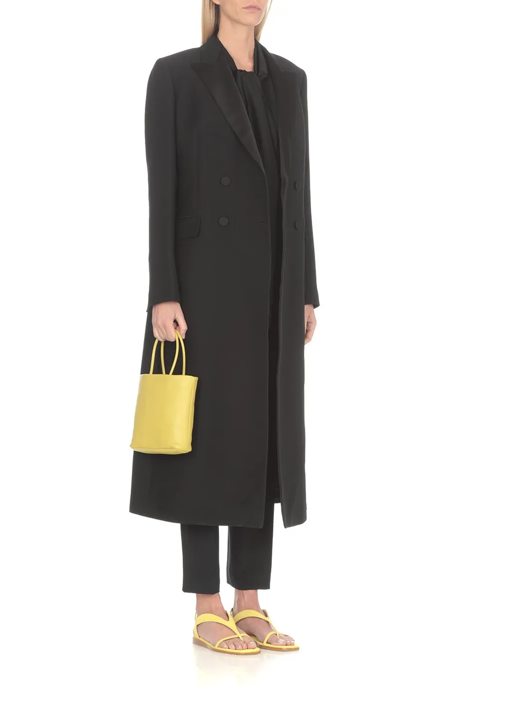 Long Sleeved Double Breasted Coat