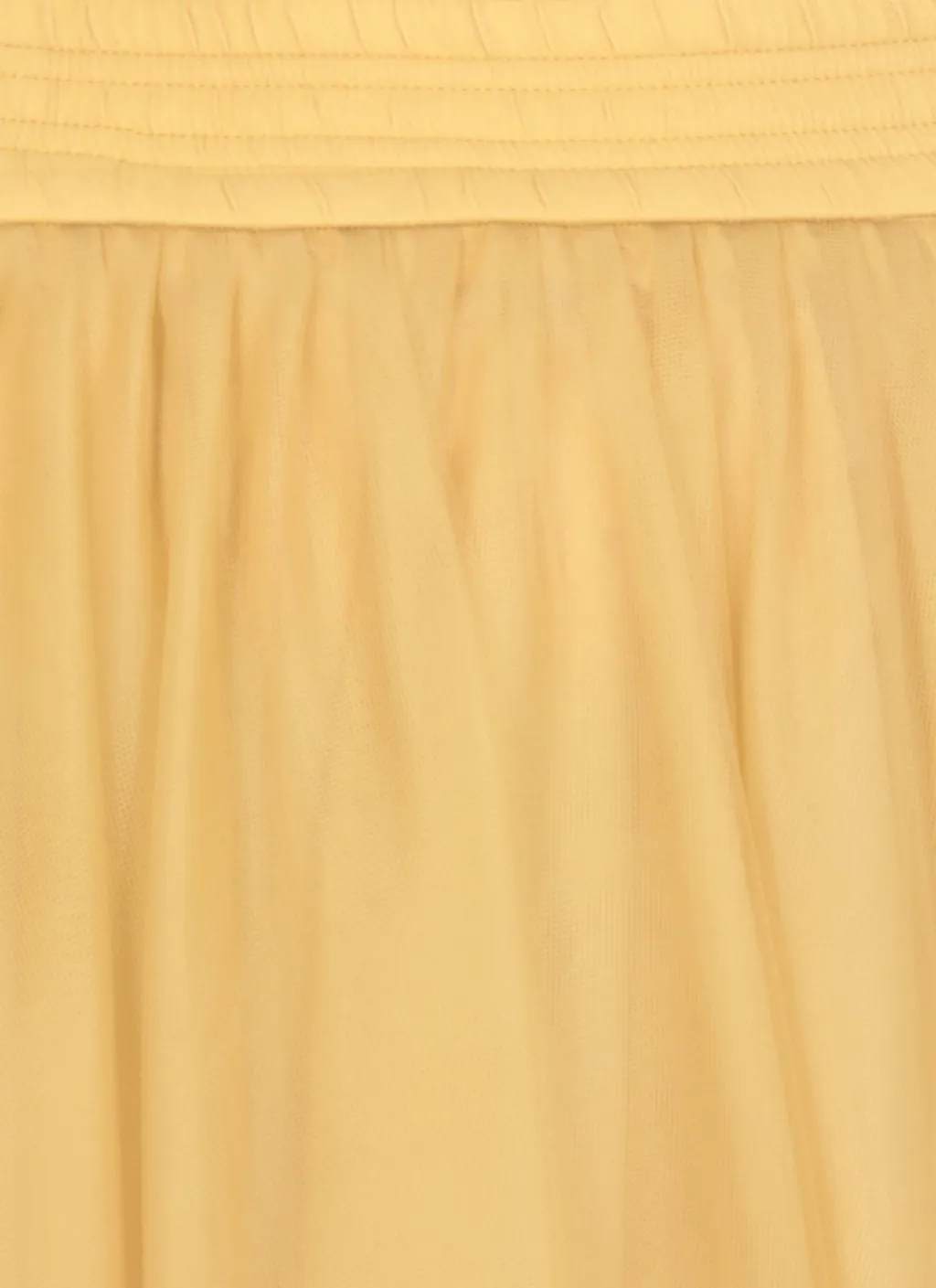 Tulle Wide Midi Skirt