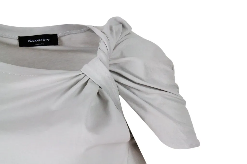 Short-Sleeved Stretched T-Shirt