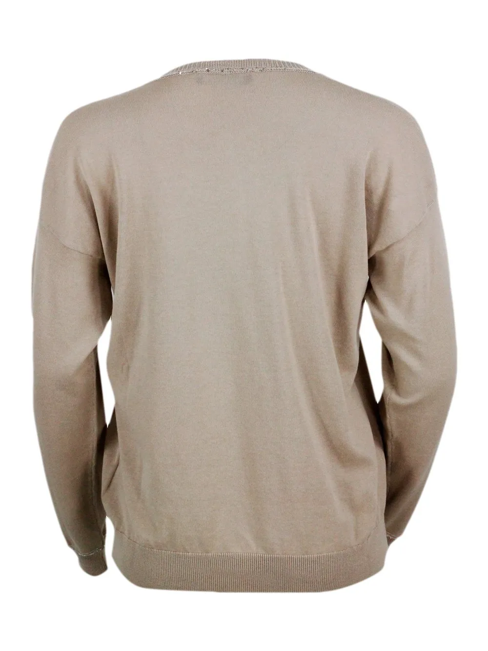 V-Neck Knitted Jumper