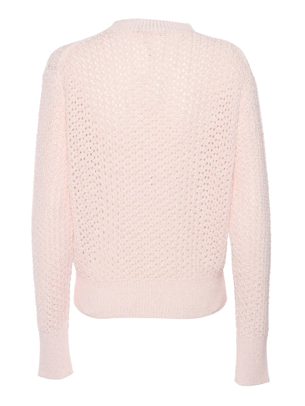 Open-Knit Crewneck Jumper