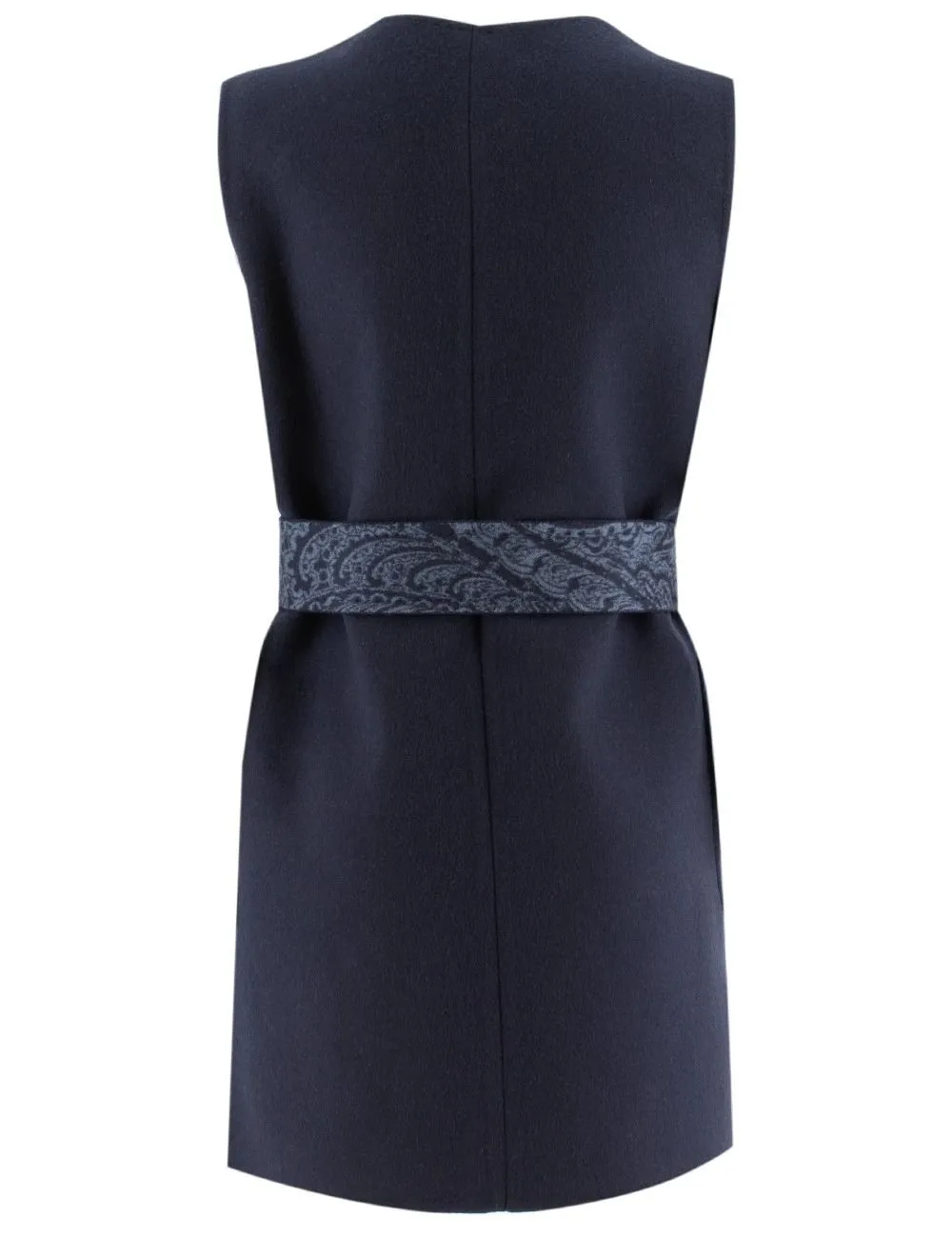 Paisley Jacquard Long Waistcoat