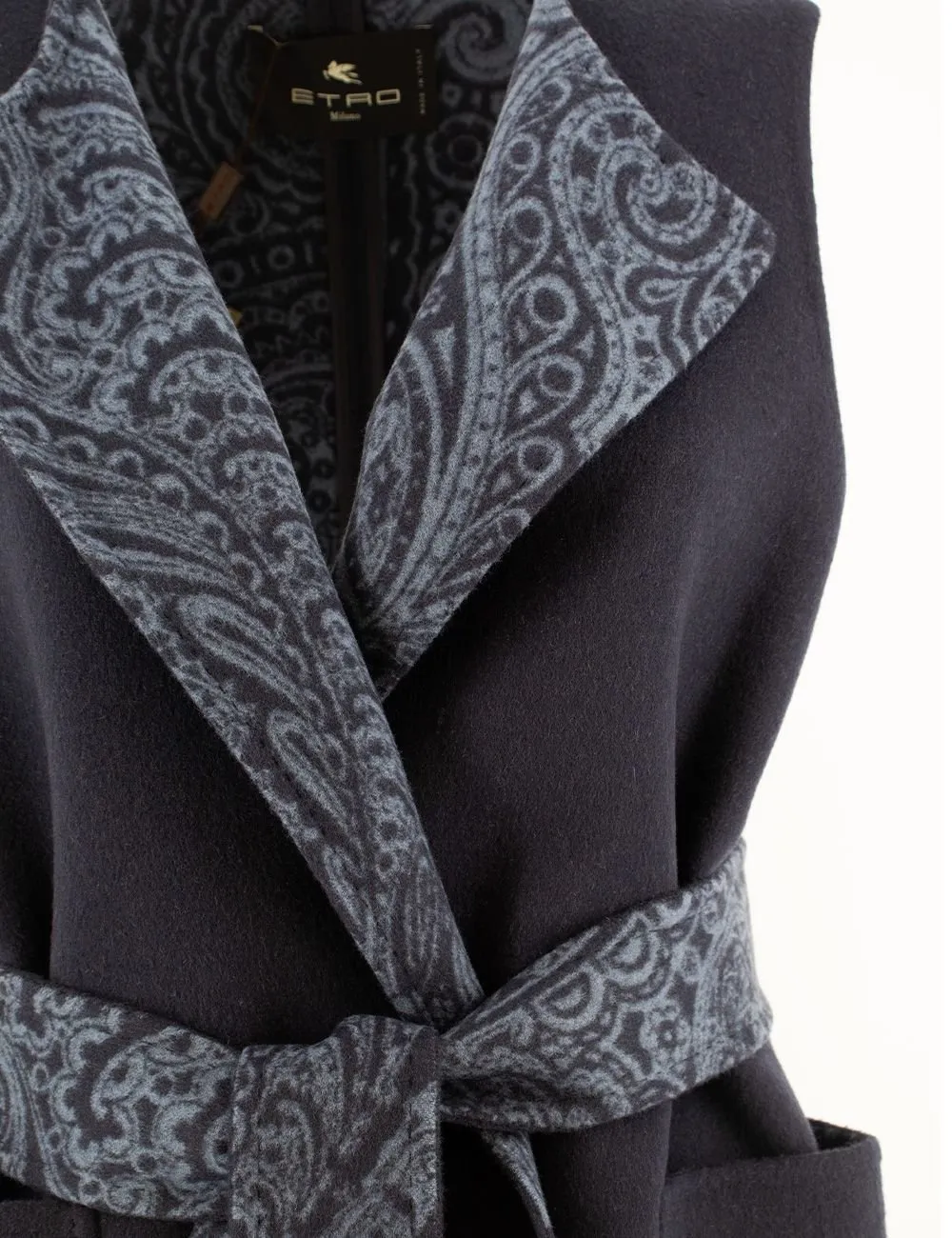 Paisley Jacquard Long Waistcoat