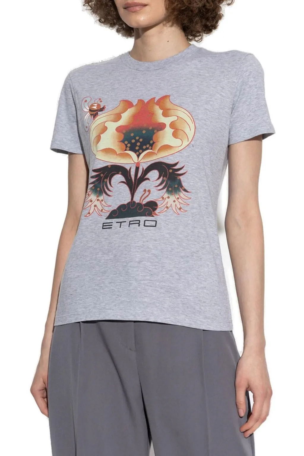 Logo Printed Crewneck T-Shirt