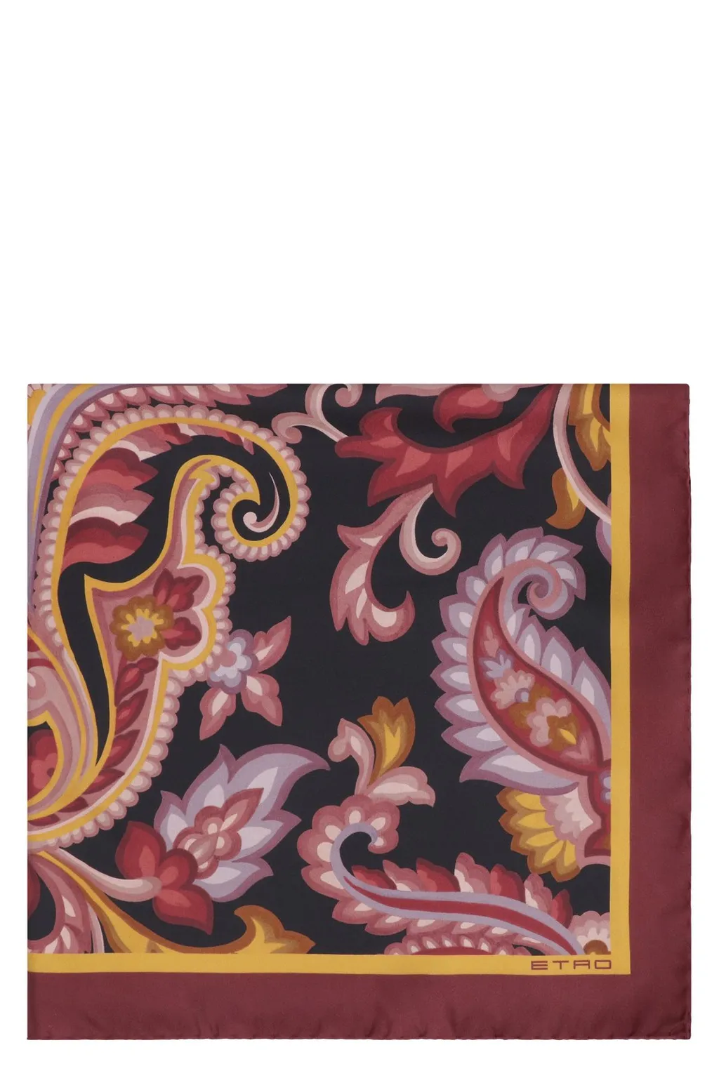 Paisley Printed Satin Scarf