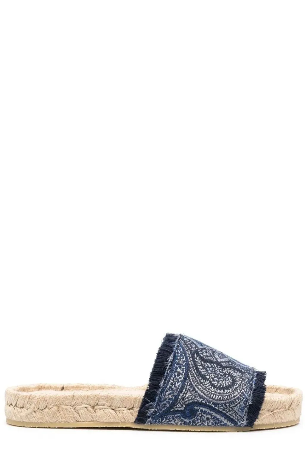 Frayed Edge Slip-On Slides