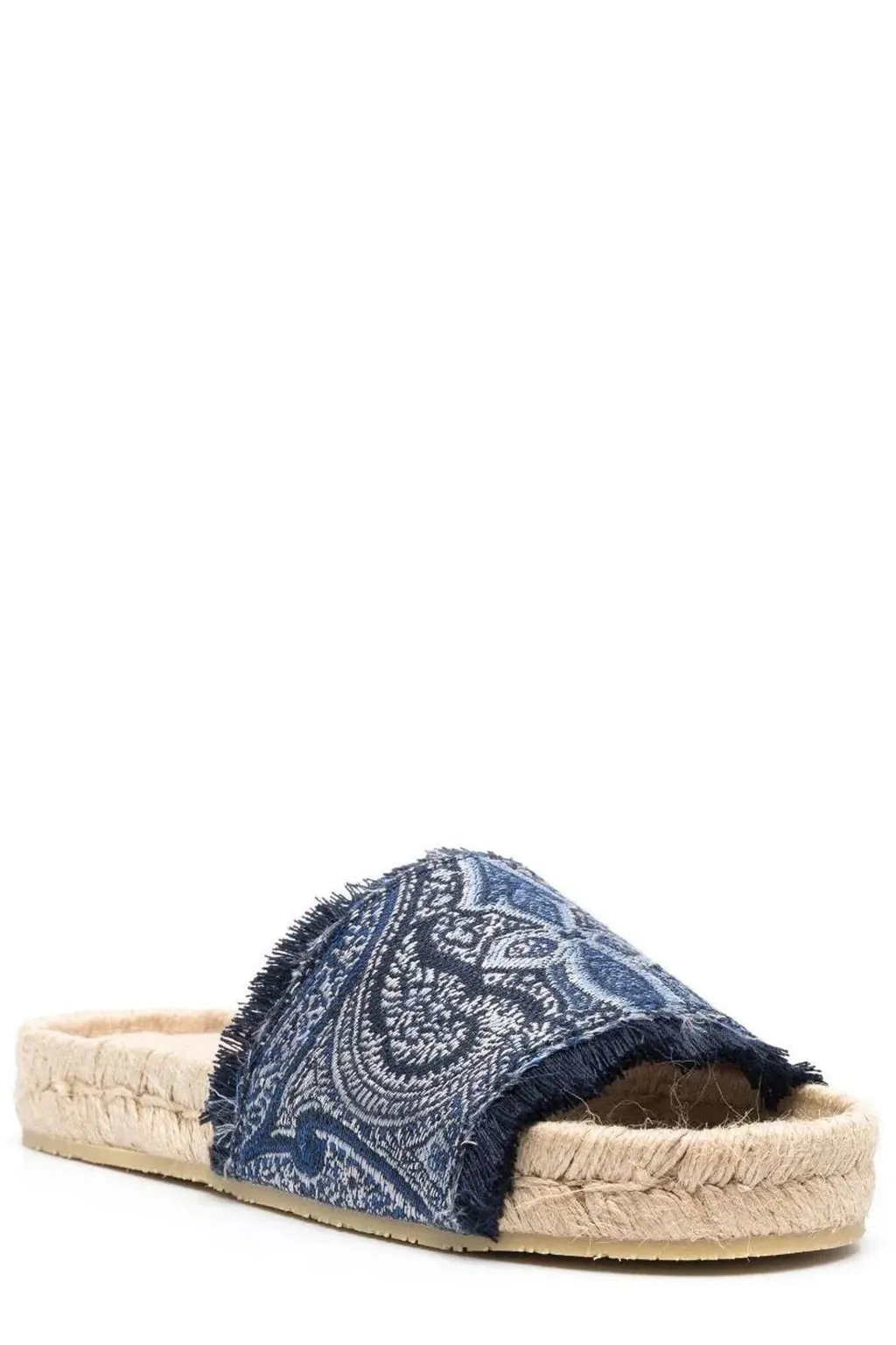 Frayed Edge Slip-On Slides