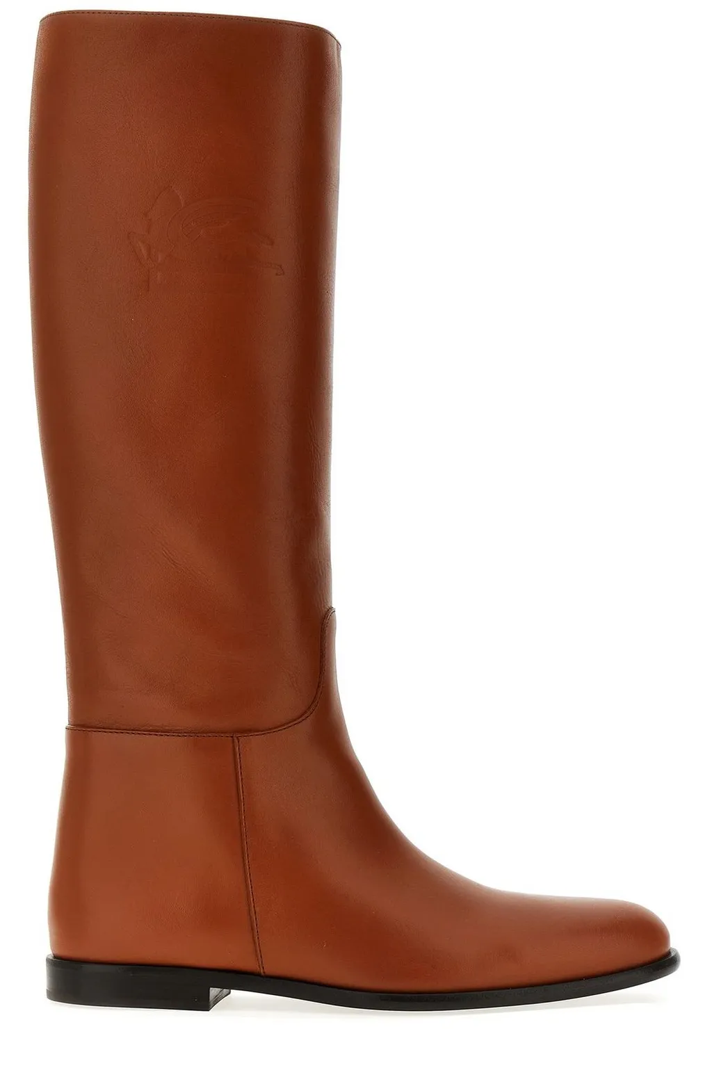 Almond-Toe Riding Boots