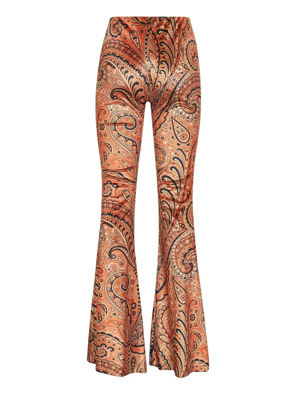 Flared Leg Trousers