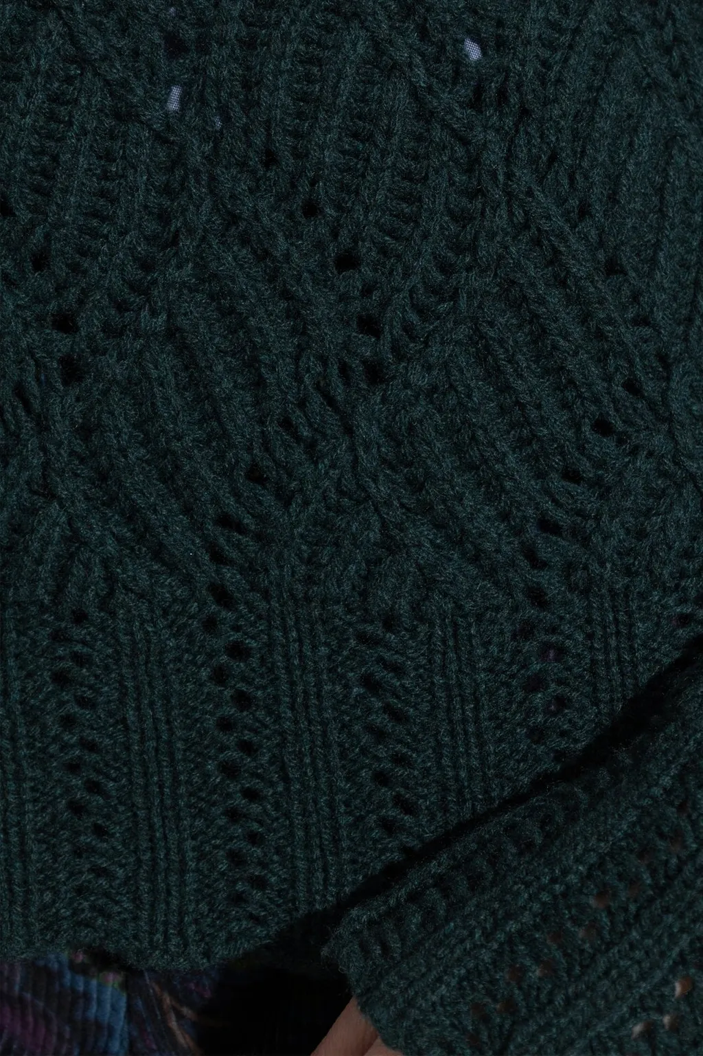 Long Sleeved Turtleneck Knitted Jumper
