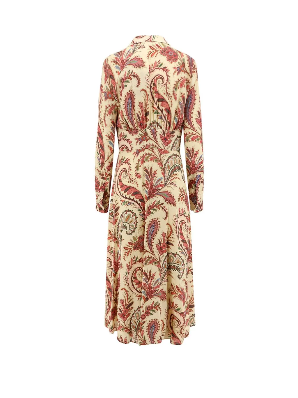 Printed Stretch Shirt Dress