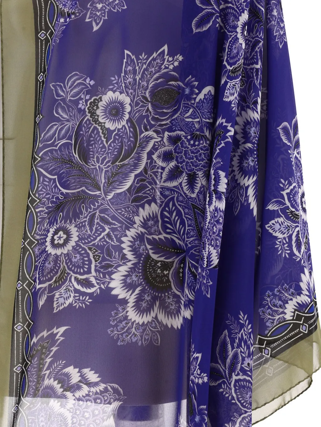 Floral-Printed Kimono