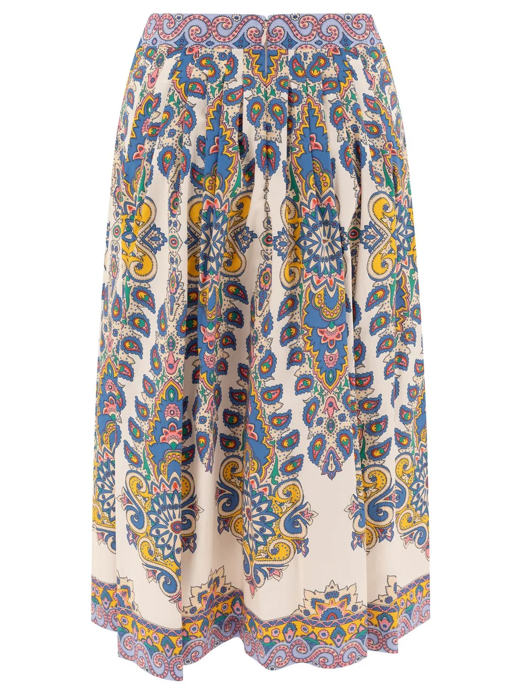 Paisley Printed Midi Skirt