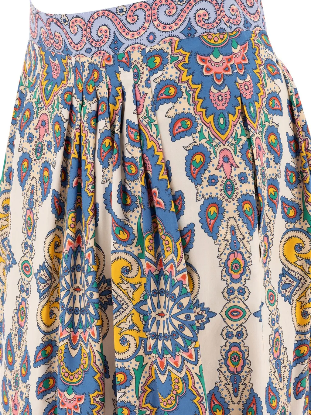 Paisley Printed Midi Skirt