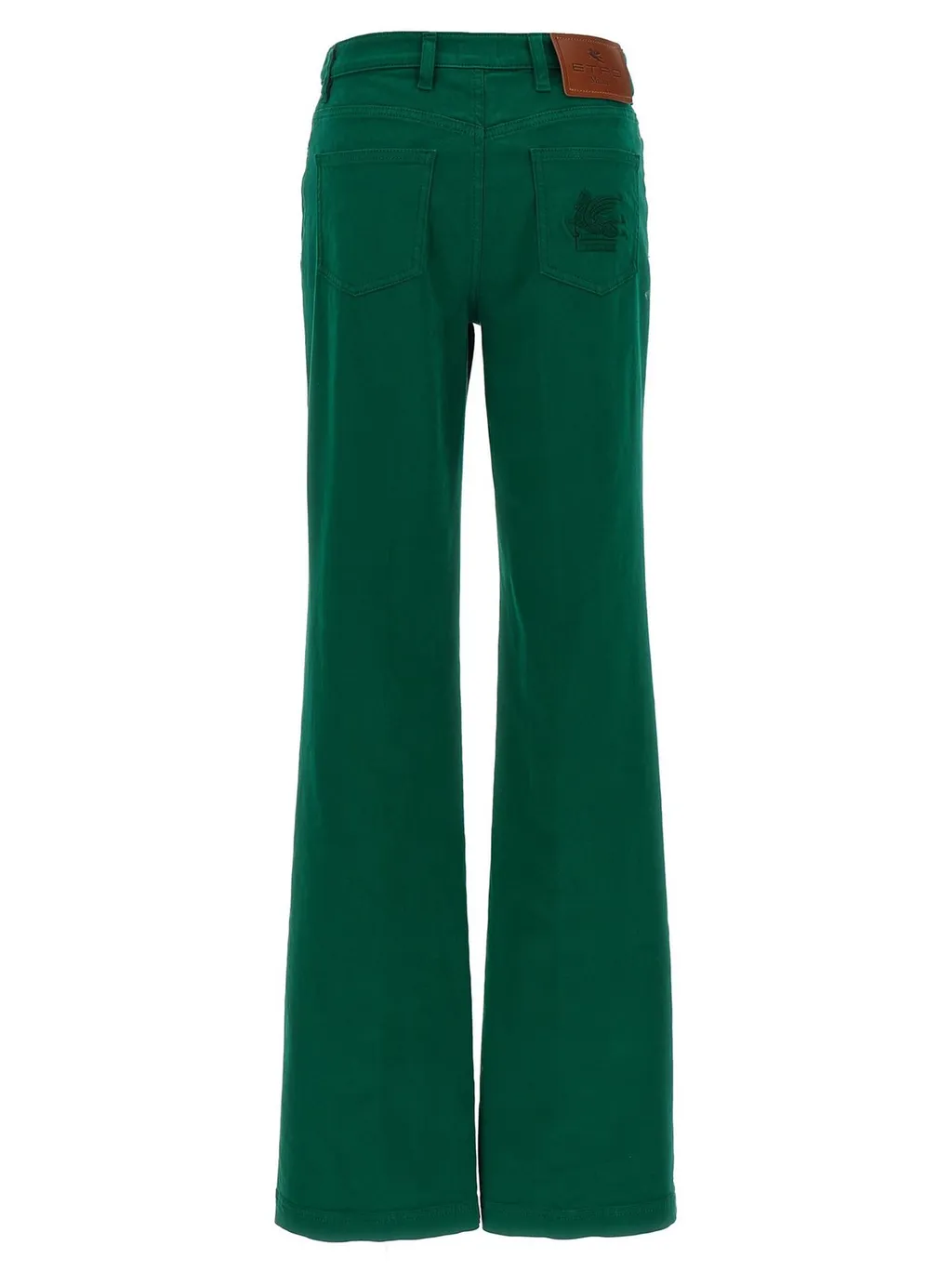 Logo Patch Straight-Leg Trousers