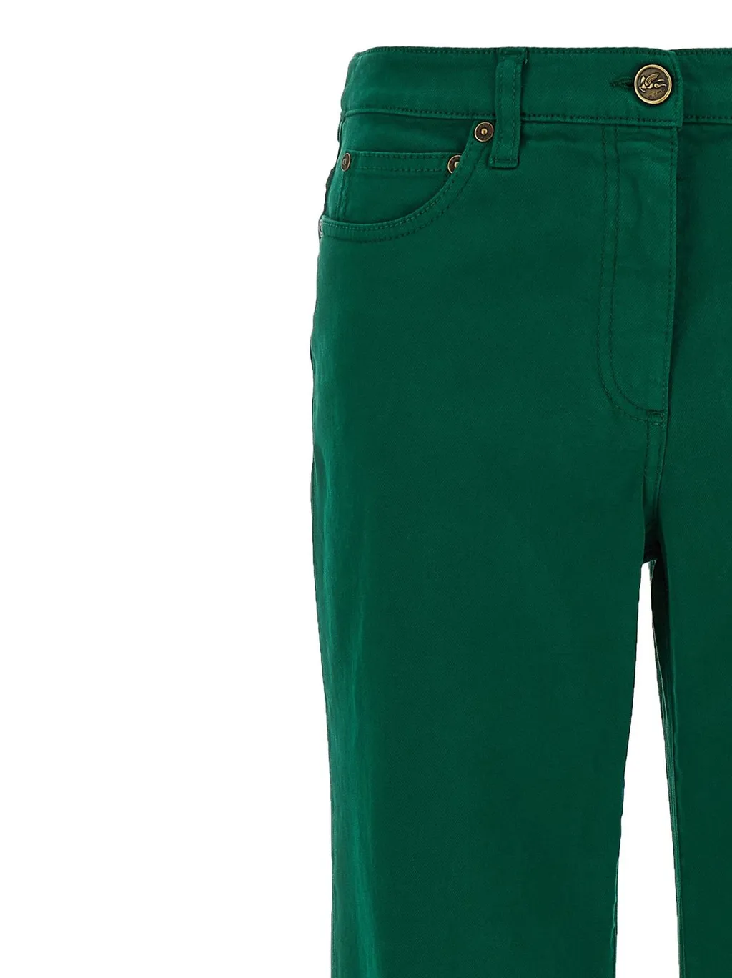 Logo Patch Straight-Leg Trousers