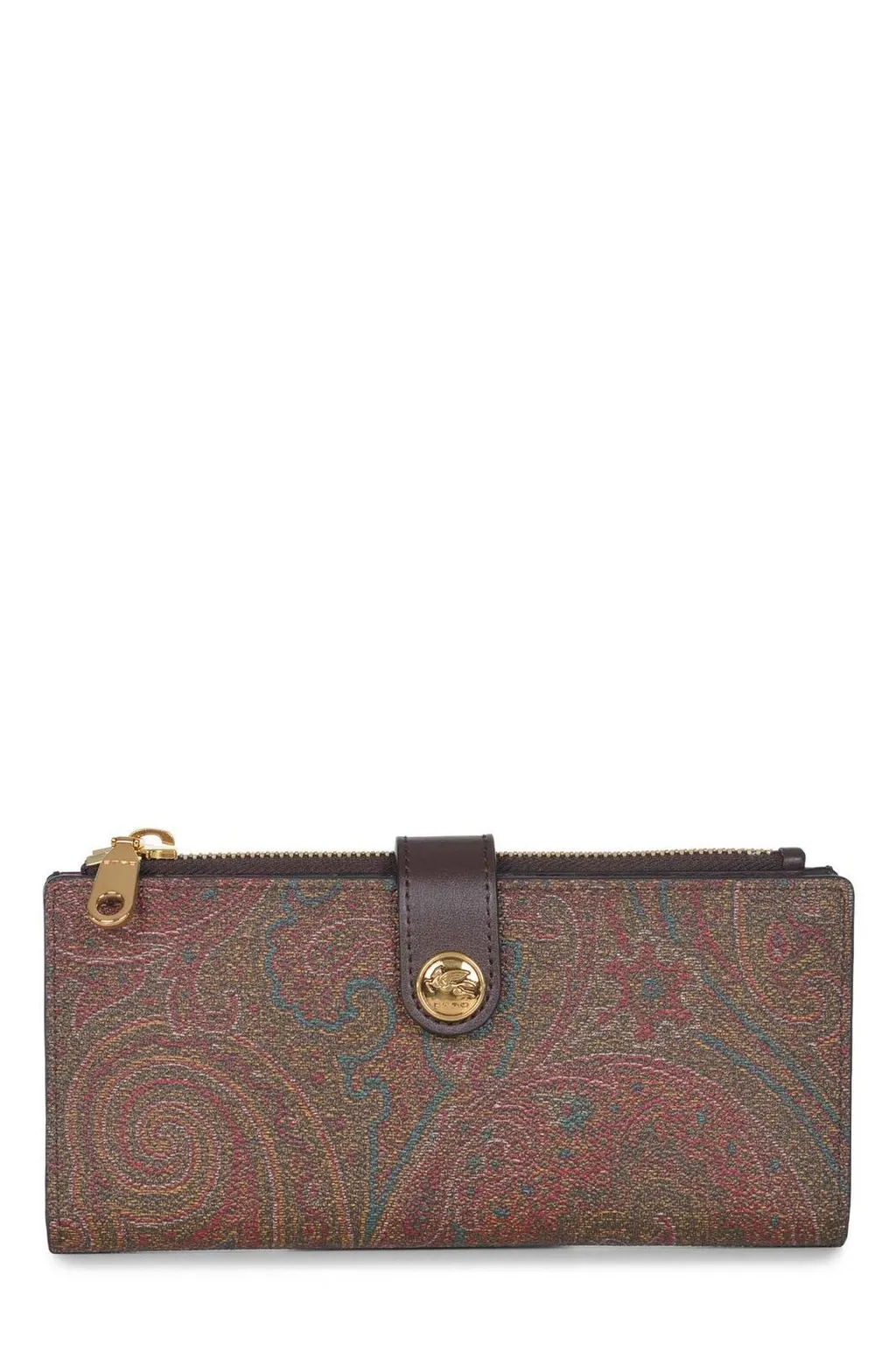 Paisley Zip-Up Wallet