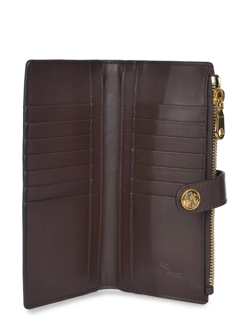 Paisley Zip-Up Wallet