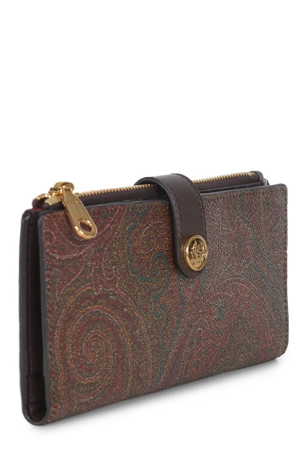 Paisley Zip-Up Wallet