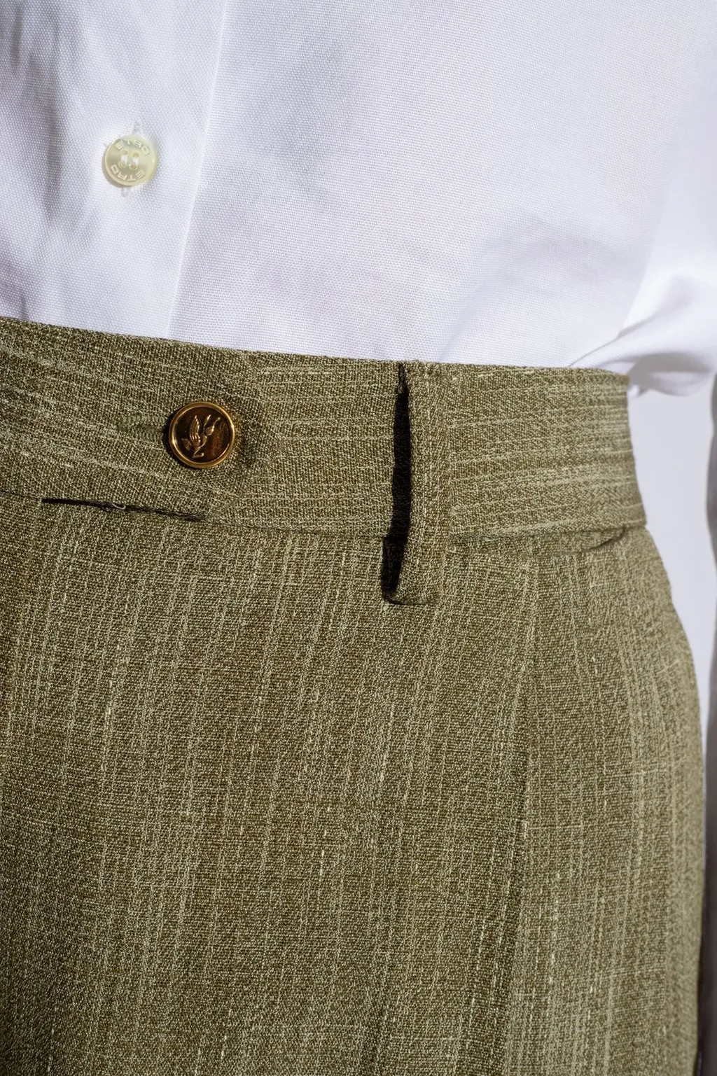 High-Waist Tailored Trousers