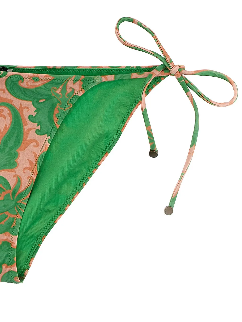 Pattern-Printed Two-Piece Swimsuit