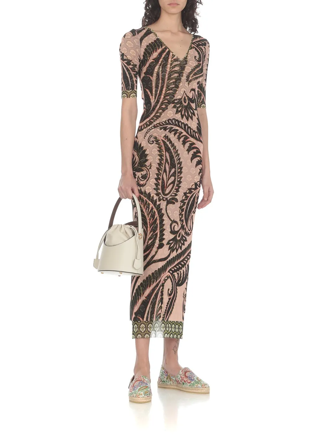 Saturno Medium Drawstring Bucket Bag