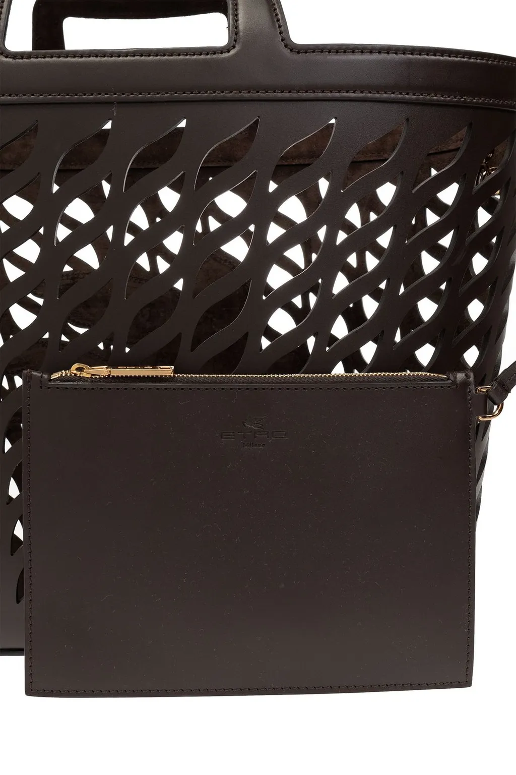 Pegaso Cut-Out Detailed Tote Bag