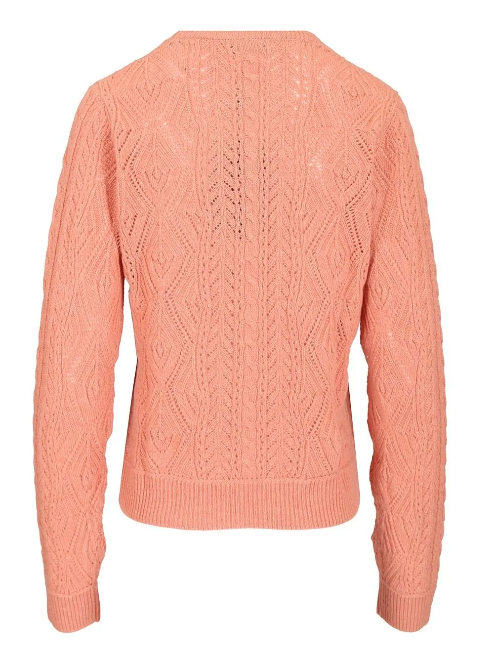 Long-Sleeved Crewneck Knitted Jumper