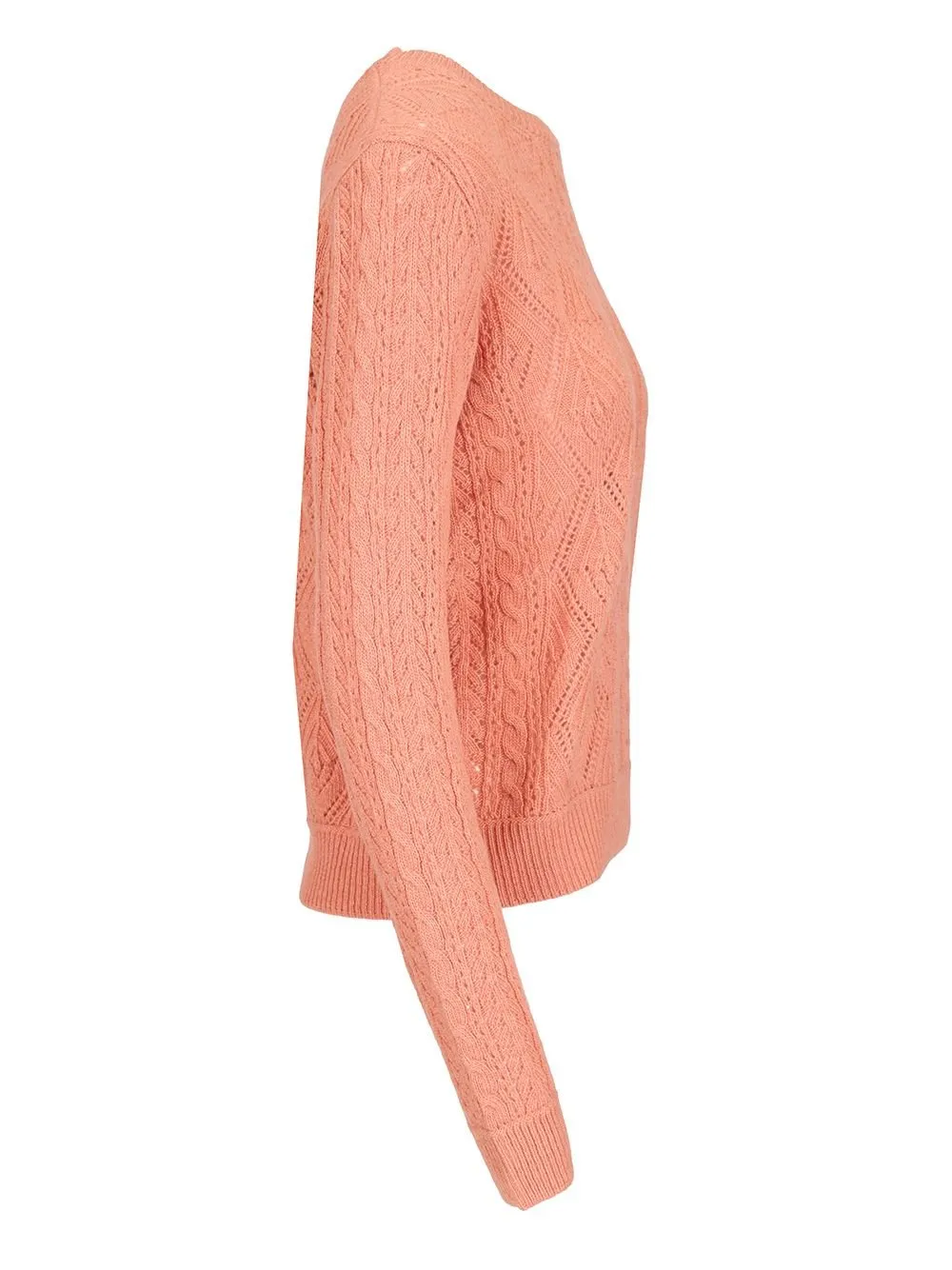 Long-Sleeved Crewneck Knitted Jumper