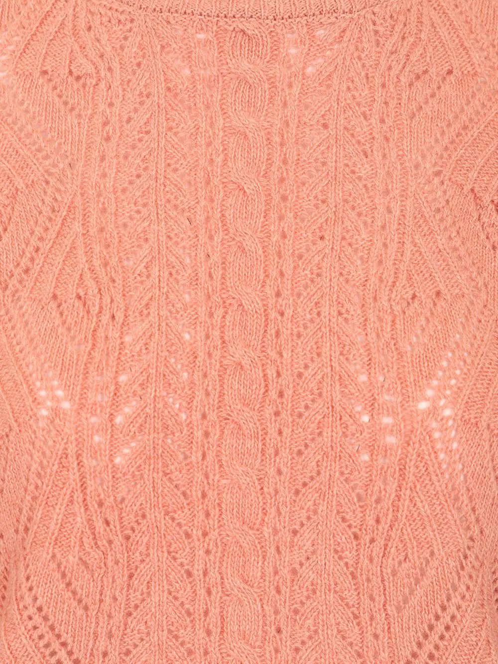 Long-Sleeved Crewneck Knitted Jumper