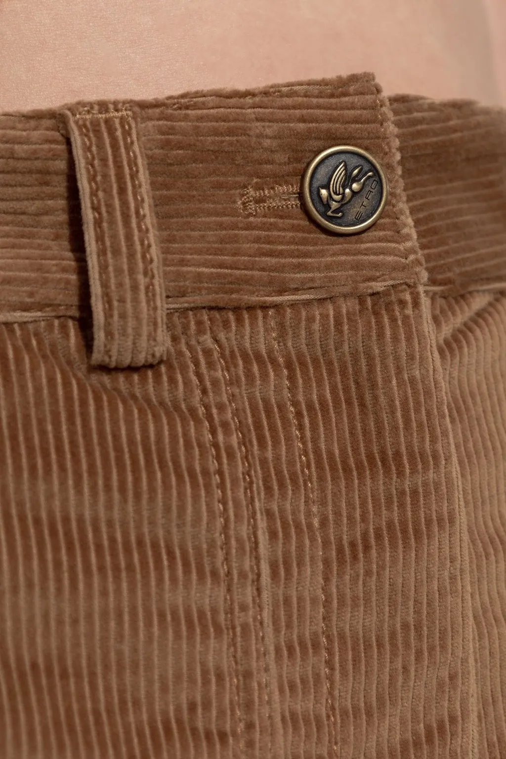 Wide-Leg Corduroy Trousers