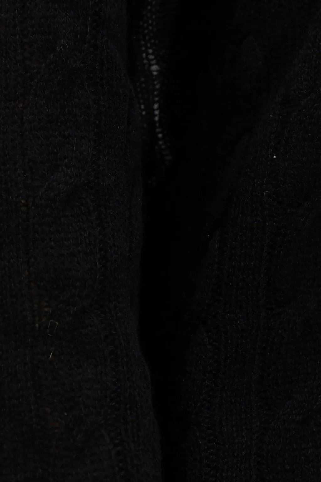 Long-Sleeved Roll-Neck Knitted Jumper