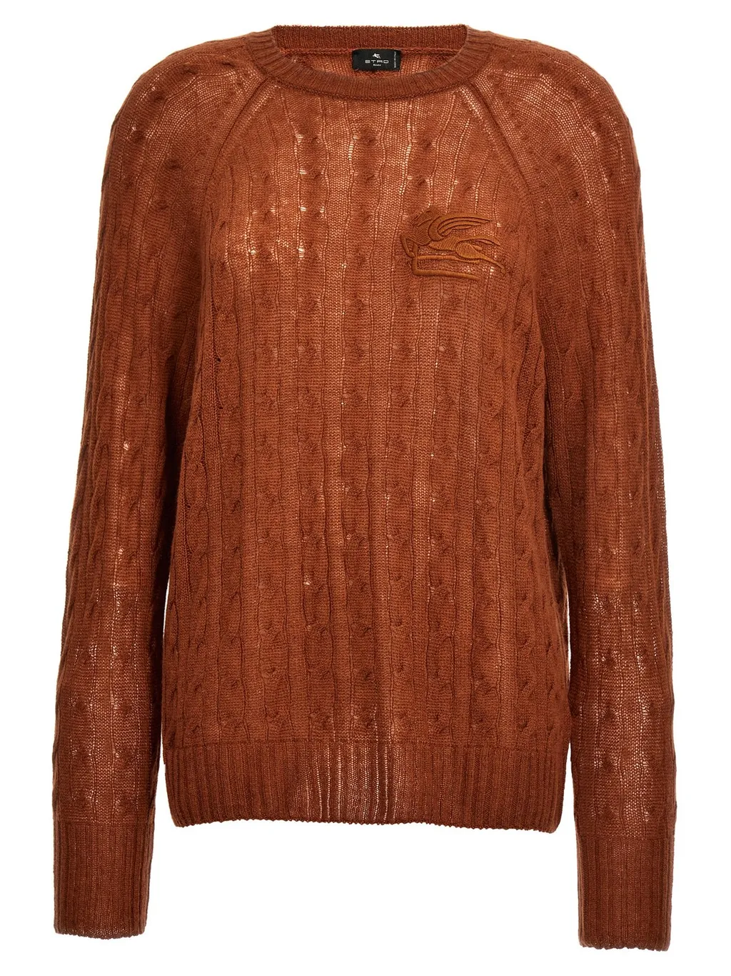 Pegaso Embroidered Crewneck Knitted Jumper