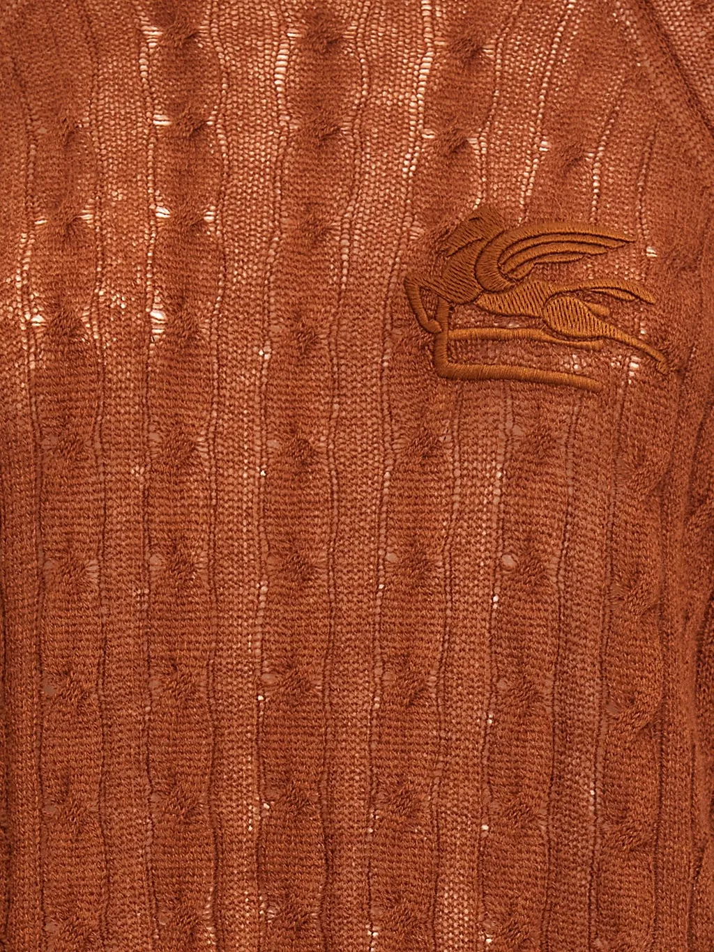 Pegaso Embroidered Crewneck Knitted Jumper