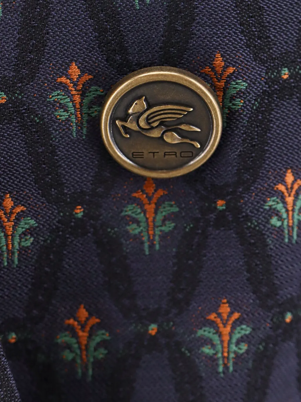 Double-Breasted Jacquard Jacket