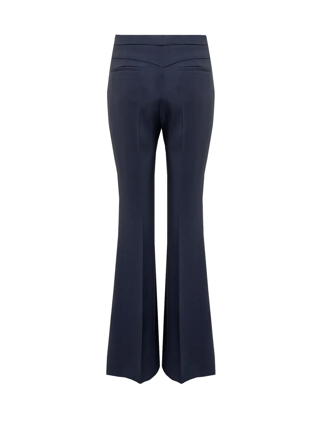 Pleat Flared Trousers
